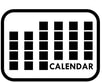 A stylized drawing of a monthly calendar. You can click the image to visit our month-at-a-glance calendar.